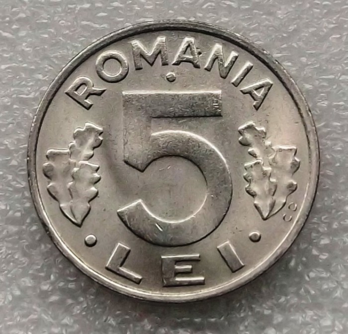 G5. ROMANIA 5 lei 1992 UNC **