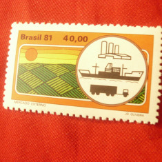Timbru Brazilia 1981 - Motive ec. locale ,40c