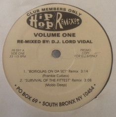 Vinil Various ?? Hip-Hop Remixes Volume One 12&amp;quot; (VG+) foto