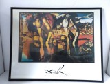 Tablou Salvador Dali - Metamorphosis of Narcissus, print pe hartie, 41 x 51 cm, in rama si sub sticla