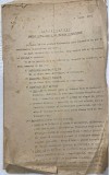 1941 Document 3 pag cu Instructiuni ptr Tramvaie in Bucuresti, in caz de alarma, defectiuni etc / Bariera Vergului / Puisor Izvor / Antrepozite