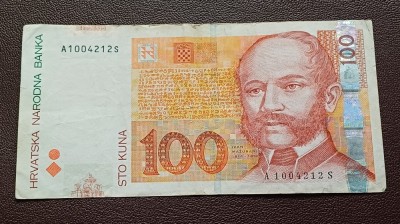 Croația -100 Kuna 2002 foto