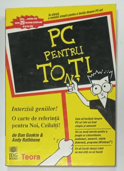 PC PENTRU TONTI de DAN GOOKIN si ANDY RATHBONE , 1996