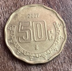 C50 - Moneda foarte veche - Mexic - 50 centavos - 2007