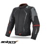 Geaca (jacheta) barbati pentru scuter - motocicleta Racing Seventy vara/iarna model SD-JR47 culoare: negru/rosu Negru/rosu L