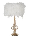 Mauro Ferretti Lampa De Masa Tarty Alba cm &Oslash; 25X54 | Aosom Romania