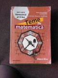 Teme de matematica clasa a VI-a, semestrul II, 2011-2012 - Petrus Alexandrescu