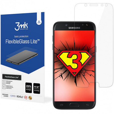 Folie Protectie Ecran 3MK FlexibleGlass Lite pentru Samsung Galaxy J5 (2017) J530, Sticla Flexibila, 0.16mm foto