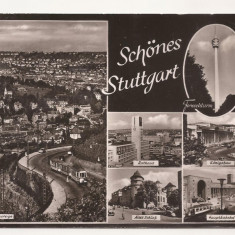 SG4 - Carte Postala - Germania, Stuttgart, Circulata 1965