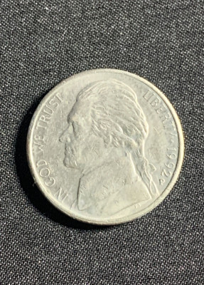 Moneda five cents 1992 USA foto