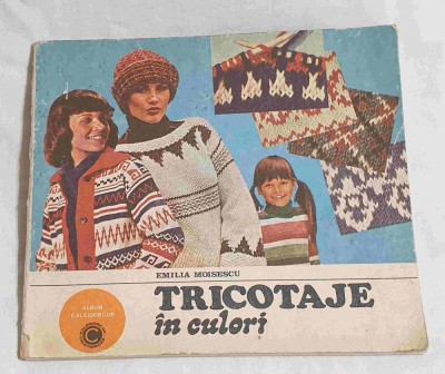 Carte de specialitate TRICOTAJE in CULORI -Lucrare deosebita pt Moda - Croitorie foto