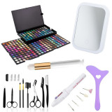 Set Premium pentru Makeup si Ingrijirea unghiilor, genelor si sprancenelor 16in1