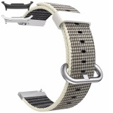 Curea material textil, compatibila Samsung Galaxy Watch9 44mm, Gri