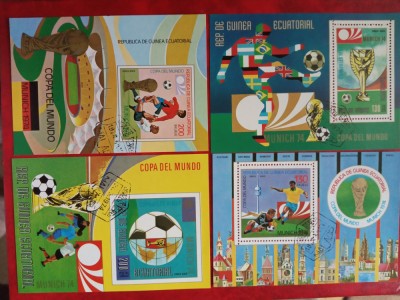 GUINEA ECUATORIALĂ, FOTBAL - COLIȚE ȘTAMPILATE foto