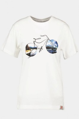 TRICOU BICICLETA PEISAJE DAMA S foto