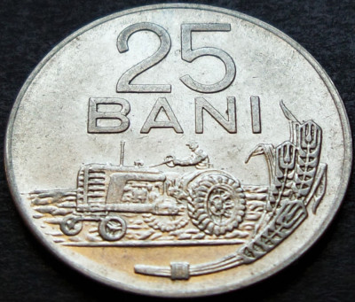 Moneda 25 BANI - RS ROMANIA, anul 1966 *cod 354 C = excelenta foto