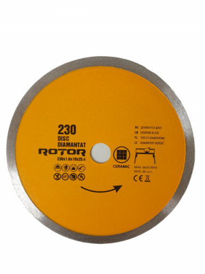 DISC DIAMANTAT 230x1.6x10x25.4 Continuu Rotor Innovative ReliableTools foto