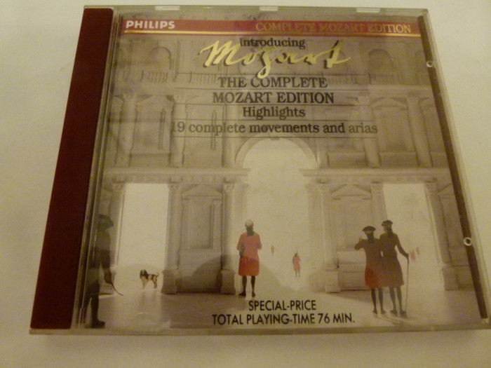 Mozart -19 movements and arias -1813