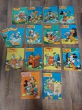 Lot BD franceza Le journal de Mickey Hebdomadaire 13 numere vechi benzi desenate