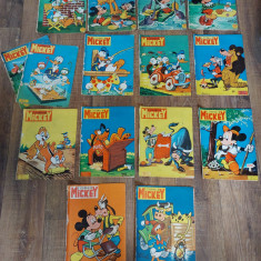 Lot BD franceza Le journal de Mickey Hebdomadaire 13 numere vechi benzi desenate