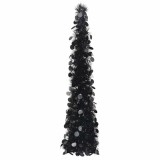 Cumpara ieftin Pomi de Craciun artificiali PET Black