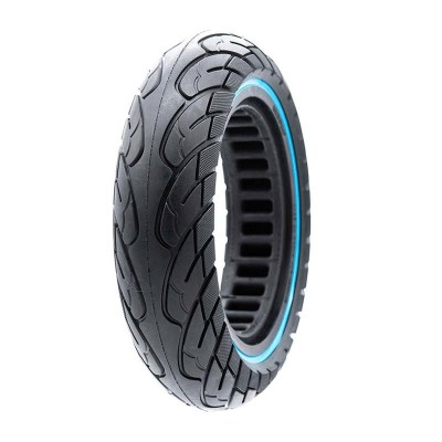 Cauciuc plin, trotineta electrică Nedong 10x2.5-6.1/B34, negru cu linie albastră | Motorevolution foto