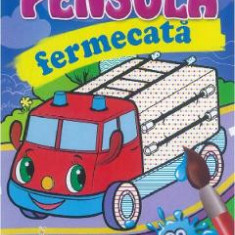 Pensula fermecata. Ma distrez si cu apa colorez. Masina de pompieri