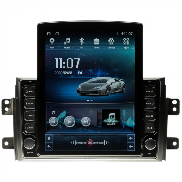 Navigatie Suzuki SX4 2006-2014 AUTONAV Android GPS Dedicata, Model XPERT Memorie 64GB Stocare, 4GB DDR3 RAM, Butoane Si Volum Fizice, Display Vertical