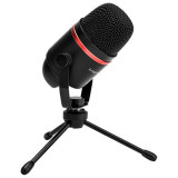 Microfon gaming/vlogging Warrior GV-200, directional , USB, suport