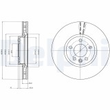 DELPHI BG9106 Disc frana