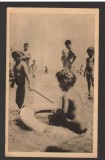 CPI B13503 CARTE POSTALA - VASILE ROAITA. EFORIE, COPII PE PLAJA, 1956