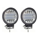 Set 2 x Proiectoare auto rotunde 24LED, 9/30V, 48W, combo, Universal