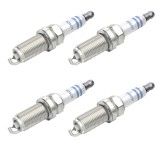 Cumpara ieftin Pachet 4 bujii scanteie Bosch pentru Bmw Seria 1, Seria 3, Seria 5, Seria 6, Seria 7, X1, X3, X5, Z4