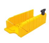 Dispozitiv de taiat si ghidaj unghiuri Stanley 1-20-112, din plastic, sloturi pentru 90&deg;, 45&deg; si 22.5&deg;, lungime 11.81 inch, cu sistem patentat de depo