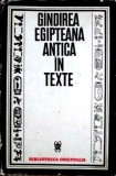 Cumpara ieftin Gandirea Egipteana Antica in Texte - Bibliotheca Orientalis, Stiintifica 1974, Spiritualitate, Ezoterism, Egipt
