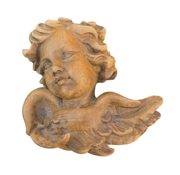 HERUVIM VINTAGE SCULPTAT MANUAL &Icirc;N LEMN DE ARȚAR