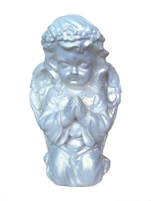 Statueta decorativa, Inger, Alb, 22 cm, DVAN0730G