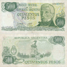 1979 , 500 pesos ley ( P-303a.3 ) - Argentina