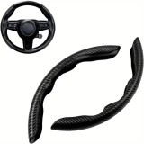 Husa volan set 2 bucati tip carbon