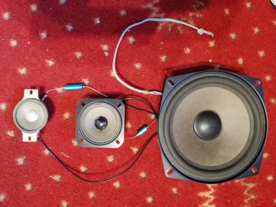 set 3 Difuzoare ITT pentru Boxa Audio - Perfecta Stare/made in RFG foto