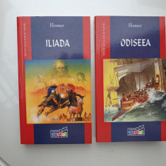 Iliada si Odiseea - Homer, Editura Corint 2004, 470 pag, stare f buna