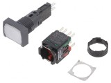 Comutator apăsare 16mm 1 NC NO XB6DW1B5B