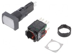Comutator apăsare 16mm 1 NC NO XB6DW1B5B