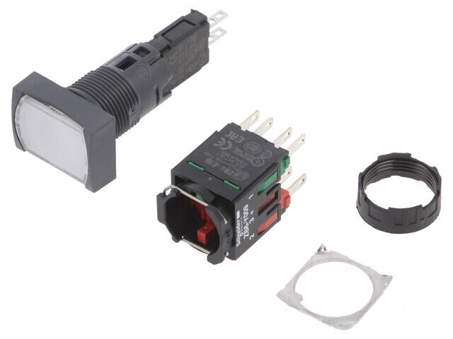 Comutator apăsare 16mm 1 NC NO XB6DW1B5B