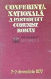 Cumpara ieftin Conferinta nationala a Partidului Comunist Roman - 1978 ($F127)