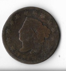 Moneda 1 cent 1819 - SUA, cotatii ridicate!!! foto