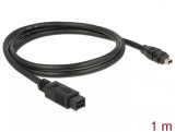 Cablu FireWire 9 pini la 4 pini 1m, Delock 82588