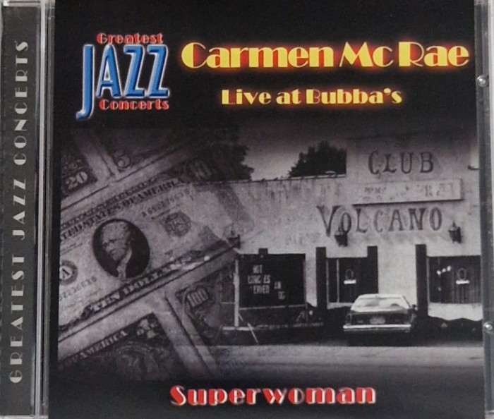 Carmen McRae &lrm;&ndash; Live At Bubba's - Superwoman NM / NM cd jazz Tim Cz Germania