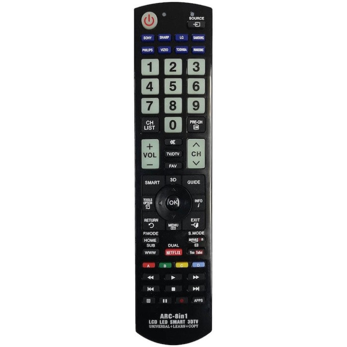 Telecomanda pentru ARC 8 in 1 - universala cu invatare si net