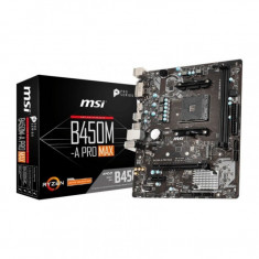 Placa de baza MSI B450M-A Pro Max, mATX, AMD B450, AM4 foto